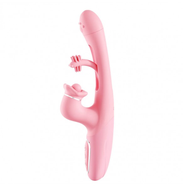 MizzZee - Bunny Slap Vibrator Wand (Chargeable - Pink)